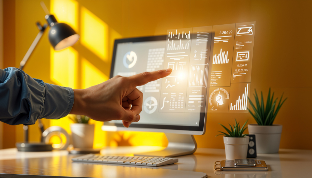 Website with CRM Software